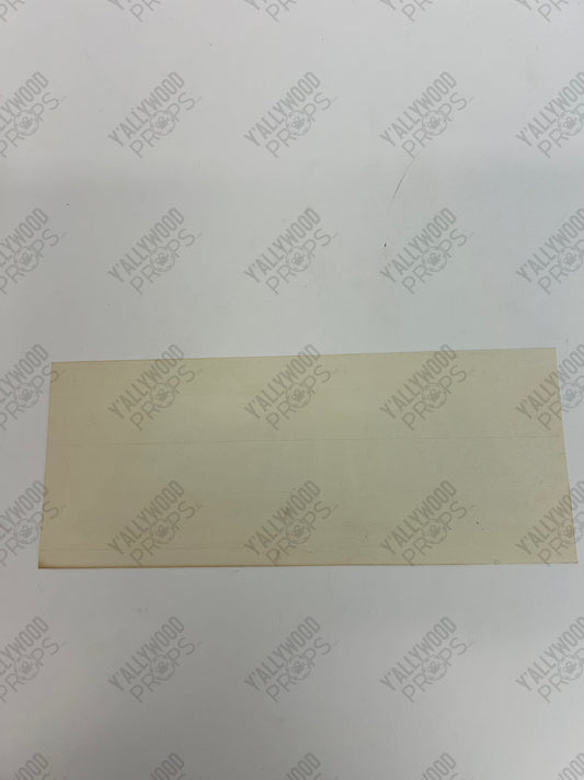 Cast & Crew Parking Pass Spaced Invaders (1990) Movie Prop Y'allywood Props