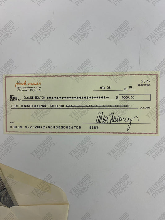 Claude Bolton's Strip Club Parting Gift The Outsider Movie Prop Y'allywood Props