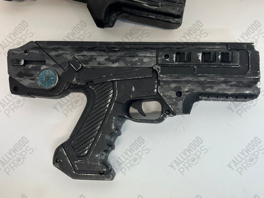 Bureau Pistol with Belt & Holster Divergent Series Movie Prop Y'allywood Props