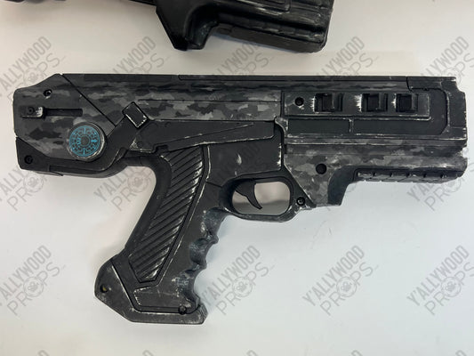 Bureau Pistol with Belt & Holster Divergent Series Movie Prop Y'allywood Props
