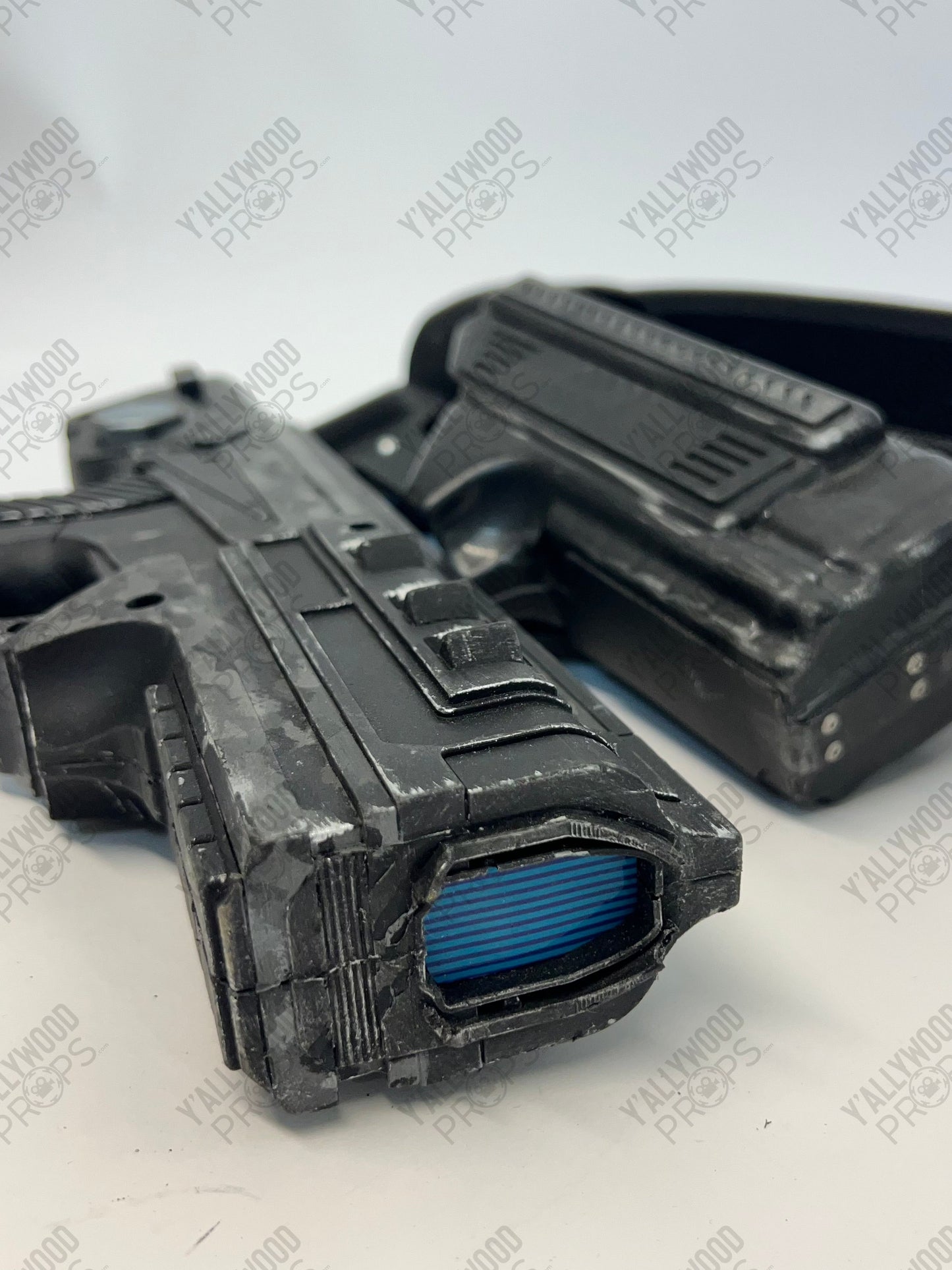 Bureau Pistol with Belt & Holster Divergent Series Movie Prop Y'allywood Props