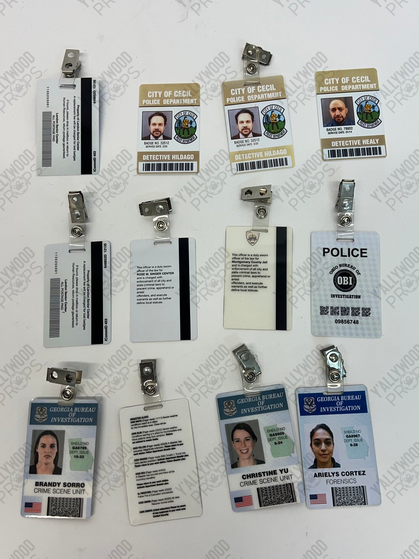 ID Badges The Outsider Movie Prop Y'allywood Props