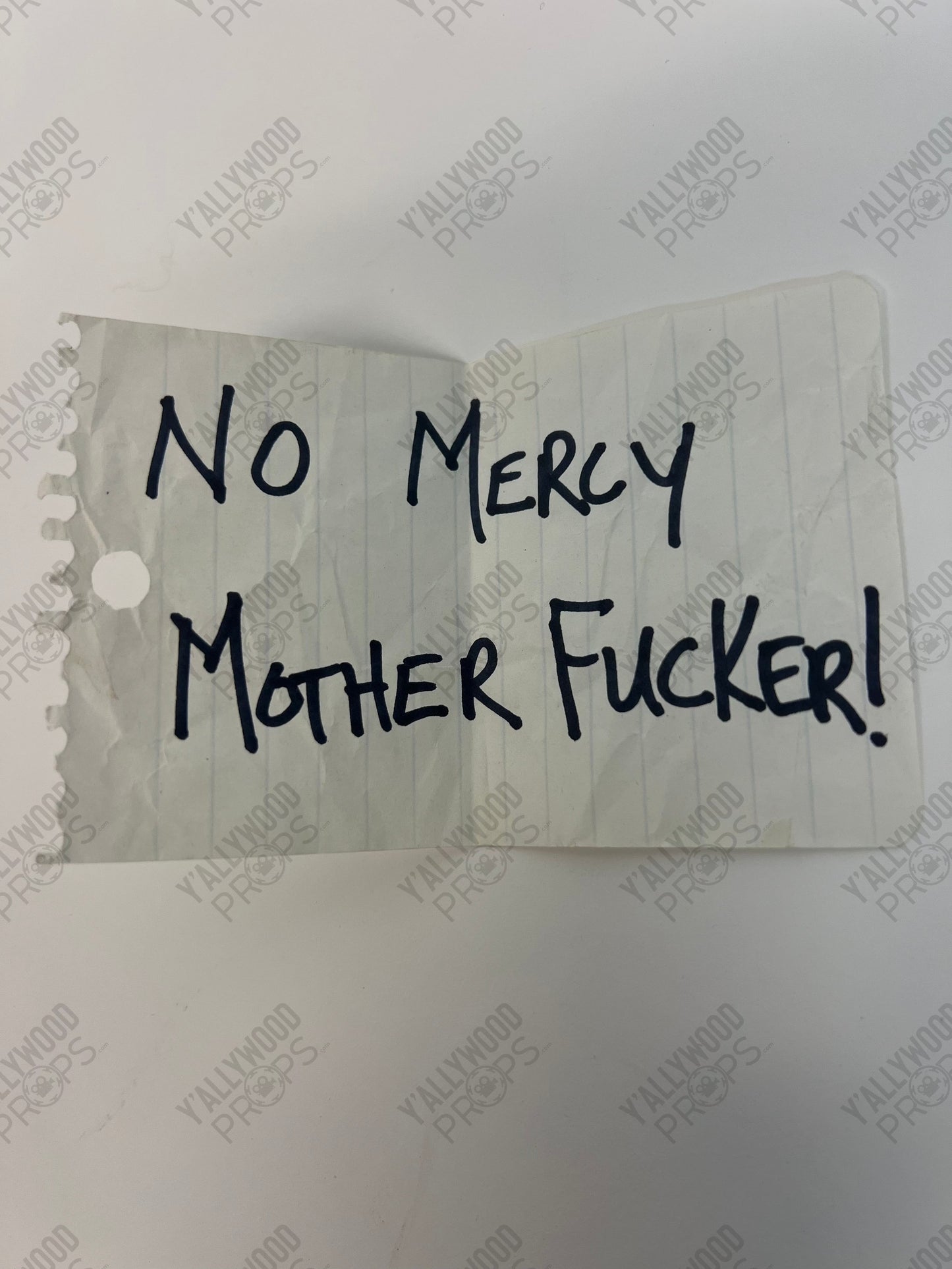 Daniel's Note to Kreese S5E7 Cobra Kai Movie Prop Y'allywood Props