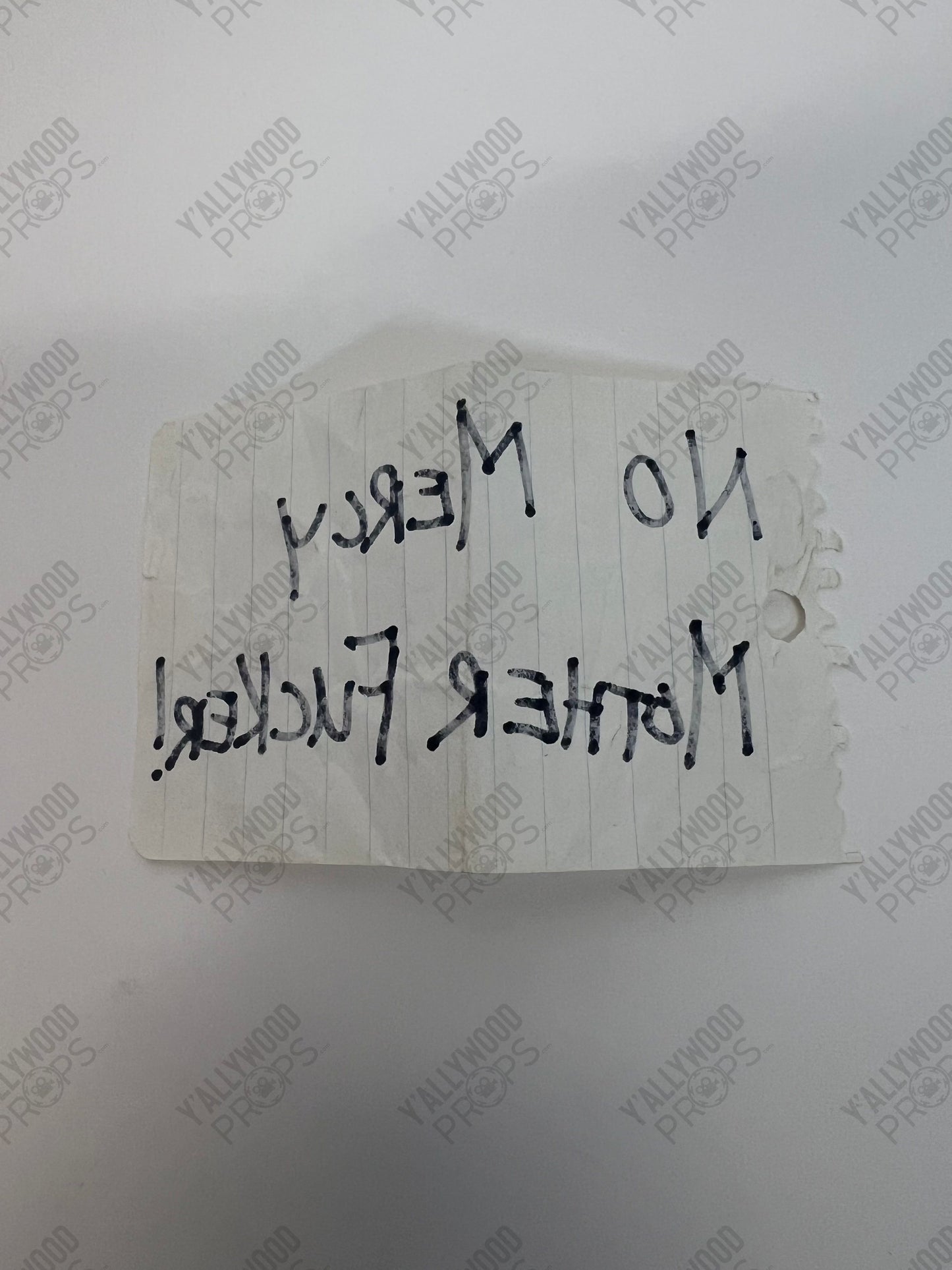 Daniel's Note to Kreese S5E7 Cobra Kai Movie Prop Y'allywood Props