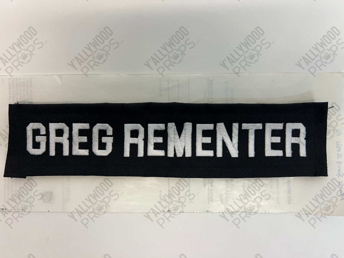 Production Used Chairbacks Bad Boys 4: Ride or Die Movie Prop Y'allywood Props Greg Rementer - patch only no chairback