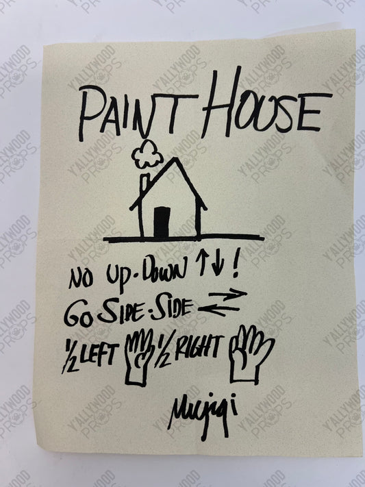 Mr Miyagi Paint House Instructions S5E6 Cobra Kai Movie Prop Y'allywood Props