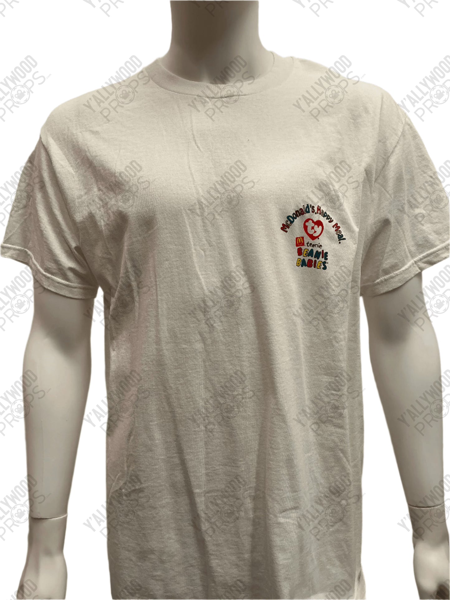 McDonald's Happy Meal T-Shirt The Beanie Bubble (2023) Wardrobe Y'allywood Props