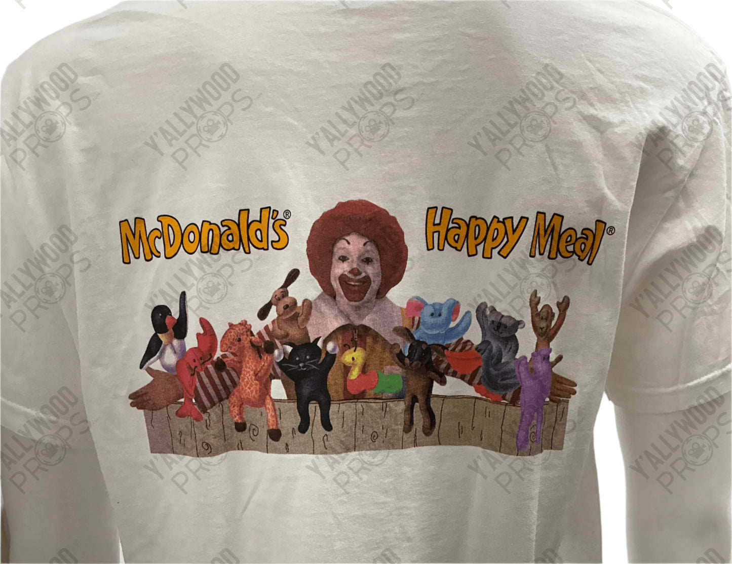 McDonald's Happy Meal T-Shirt The Beanie Bubble (2023) Wardrobe Y'allywood Props