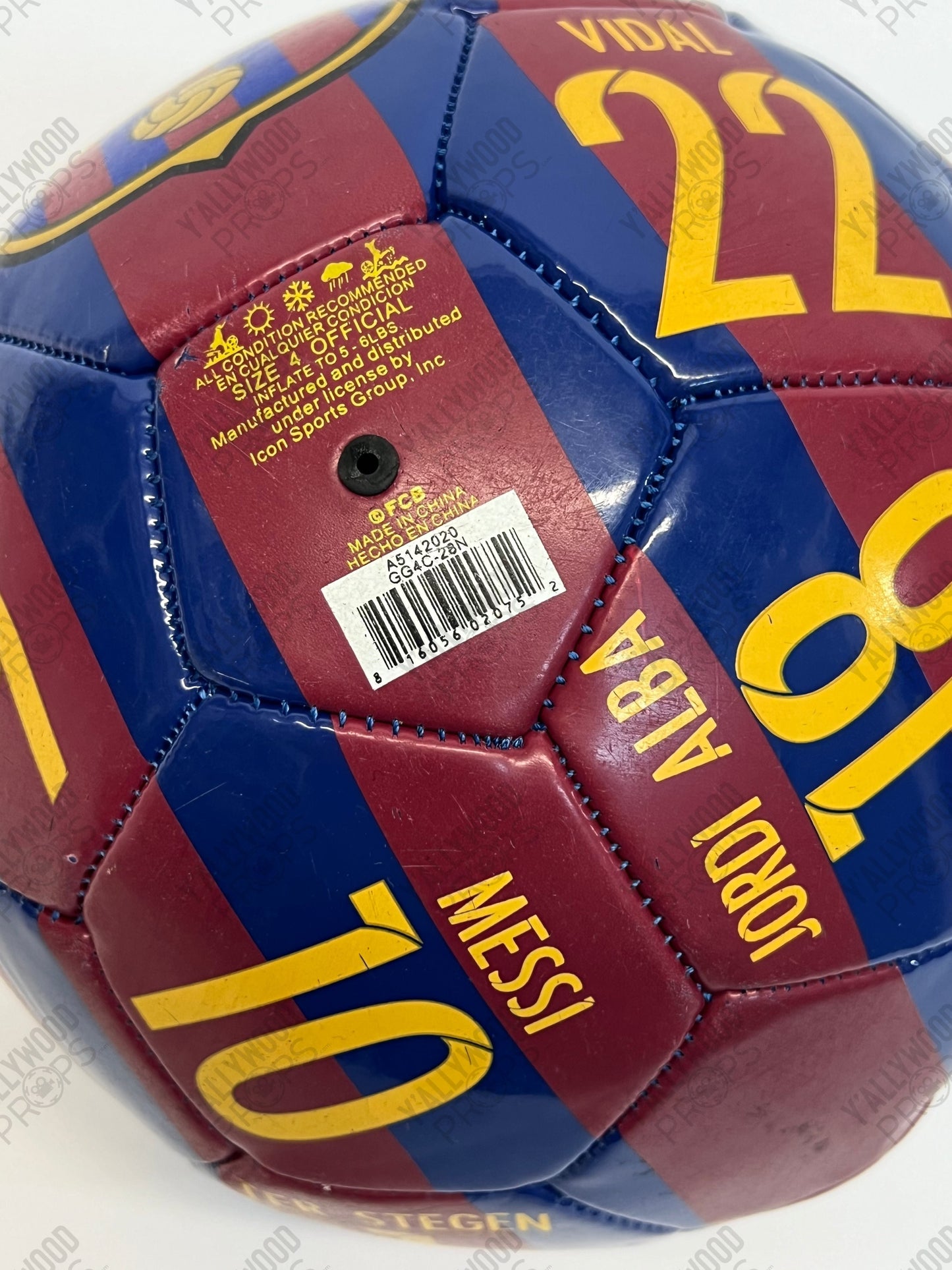 Miguel's Soccer Ball S5E1 Cobra Kai Movie Prop Y'allywood Props