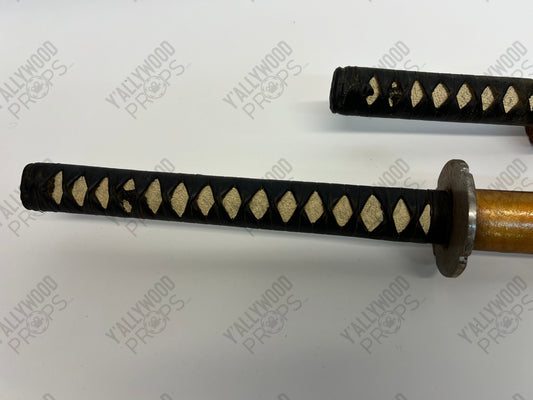 Daisho Set Katana & Wakizashi Swords 47 Ronin (2013) Movie Prop Y'allywood Props