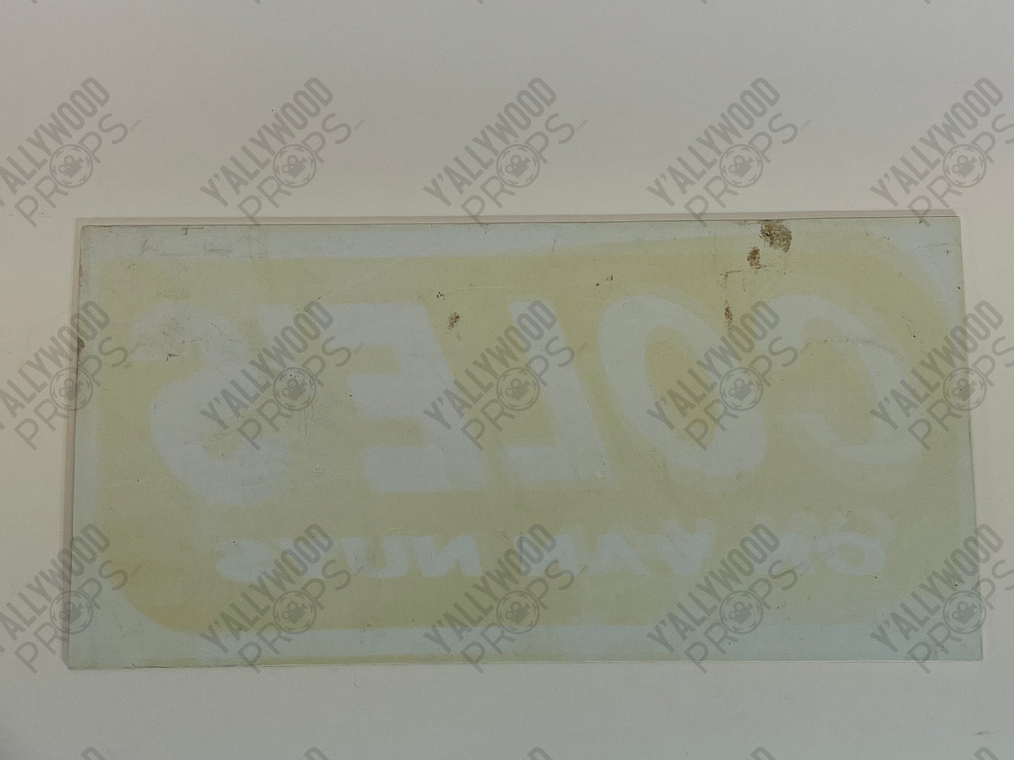 Cole's On Van Nuys License Plate Cobra Kai Movie Prop Y'allywood Props
