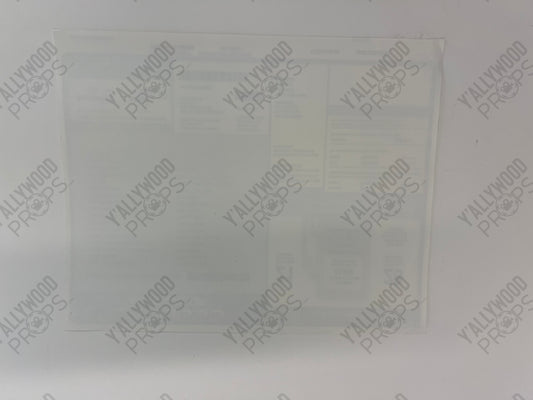 LaRusso Auto Group Car Sticker Cobra Kai Movie Prop Y'allywood Props