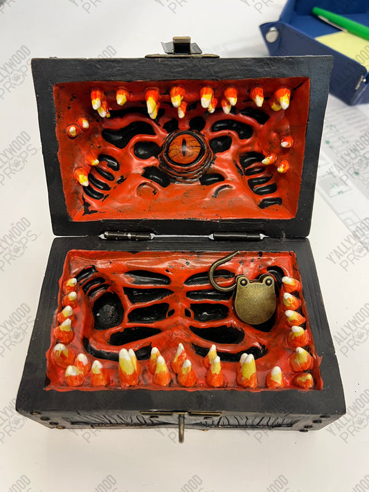 Stingray's D&D Game Set-up S5E9 Cobra Kai Movie Prop Y'allywood Props Conjuror Co Mimi Chest