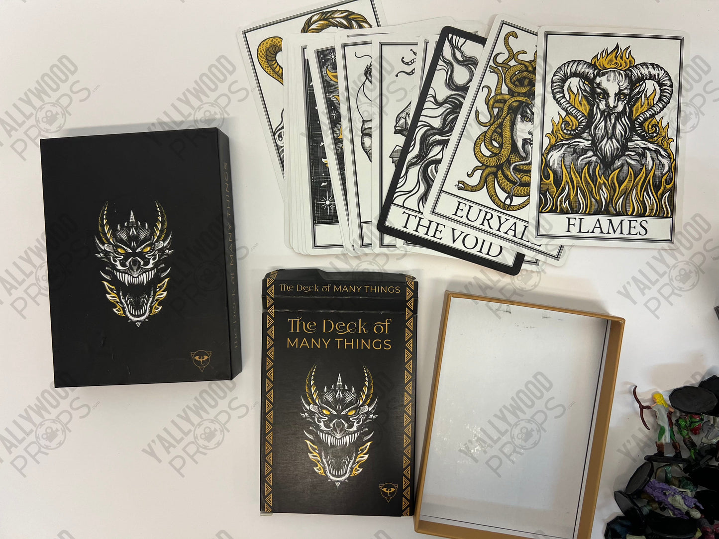 Stingray's D&D Game Set-up S5E9 Cobra Kai Movie Prop Y'allywood Props The Deck of Many Things