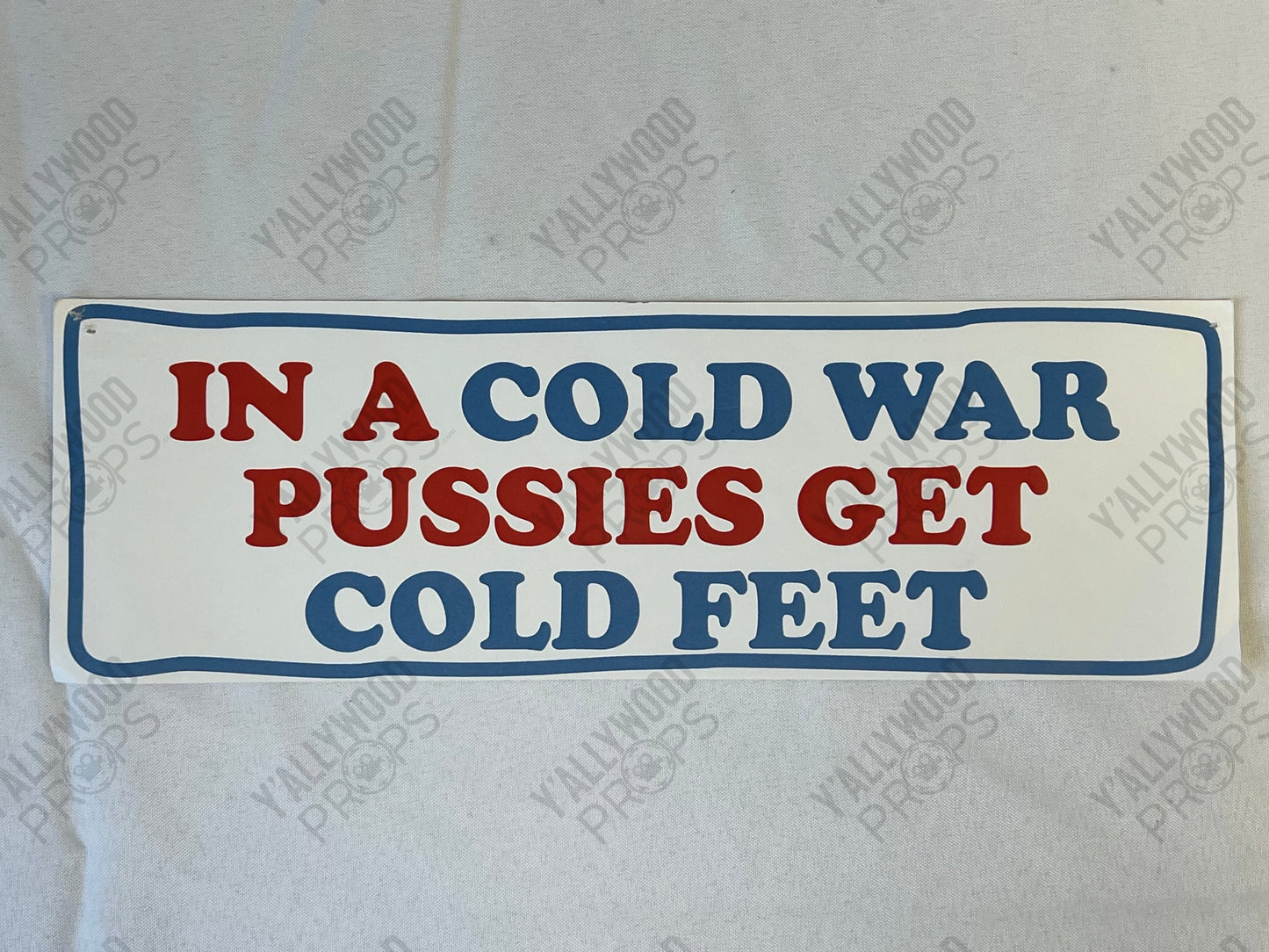 CIA Cold War Sign American Made (2017) Movie Prop Y'allywood Props
