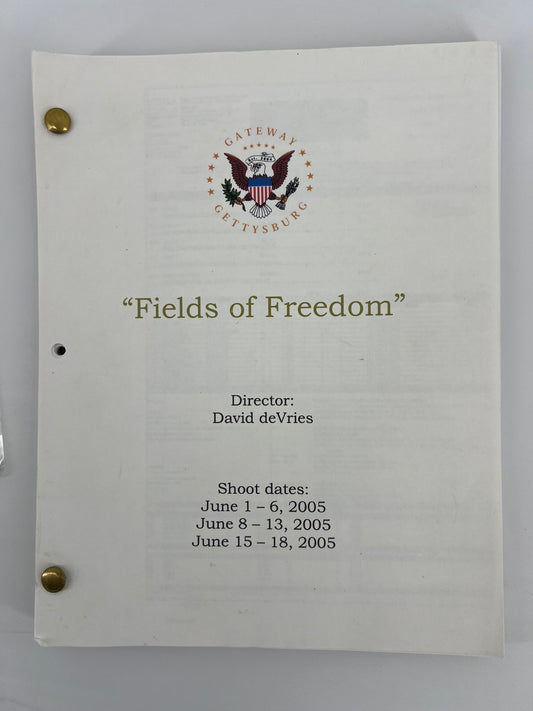 Fields of Freedom (2006) Production Used Script/Screenplay Film Memorabilia Y'allywood Props