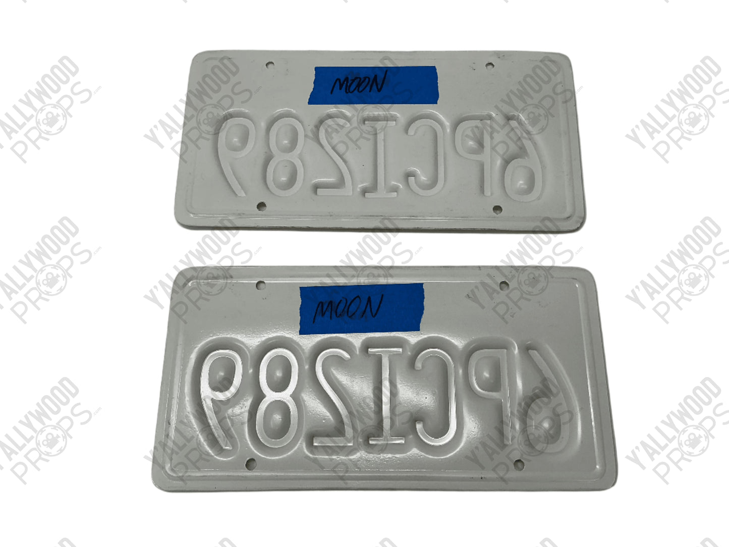 Moon's License Plates S1 Cobra Kai Movie Prop Y'allywood Props