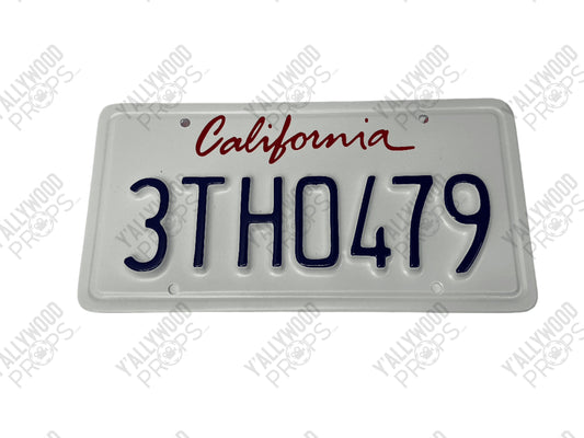 Yasmine's SUV License Plates Cobra Kai Movie Prop Y'allywood Props Front