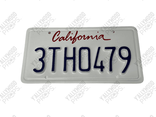 Yasmine's SUV License Plates Cobra Kai Movie Prop Y'allywood Props Front