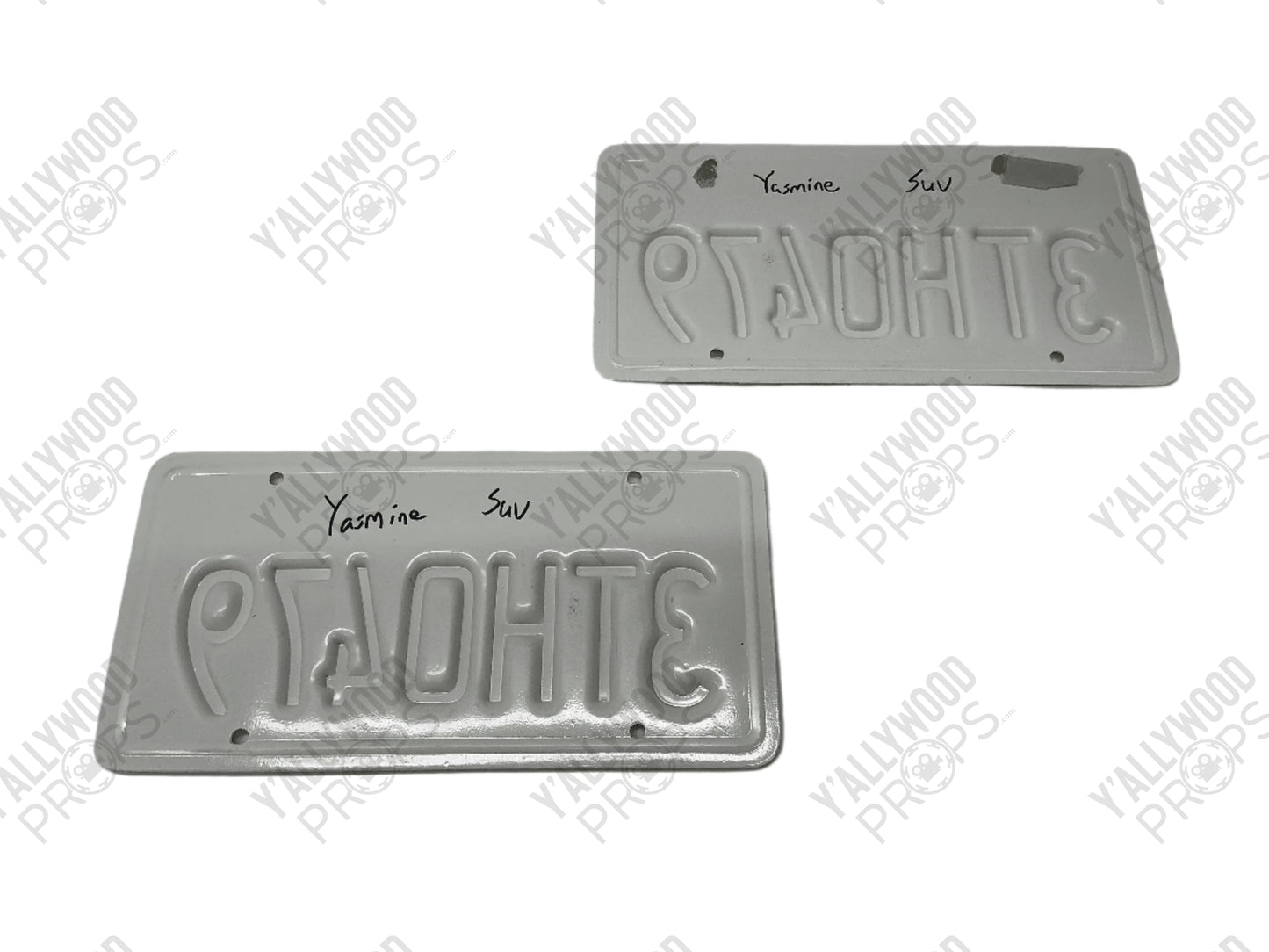 Yasmine's SUV License Plates Cobra Kai Movie Prop Y'allywood Props