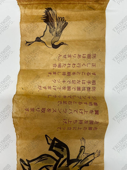 Crane Scroll S3E5 Cobra Kai Movie Prop Y'allywood Props