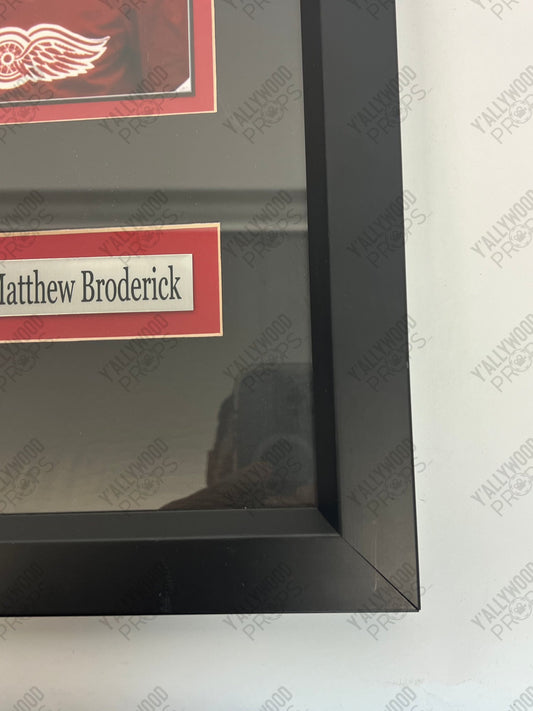 Matthew Broderick Autograph Display Autograph Y'allywood Props