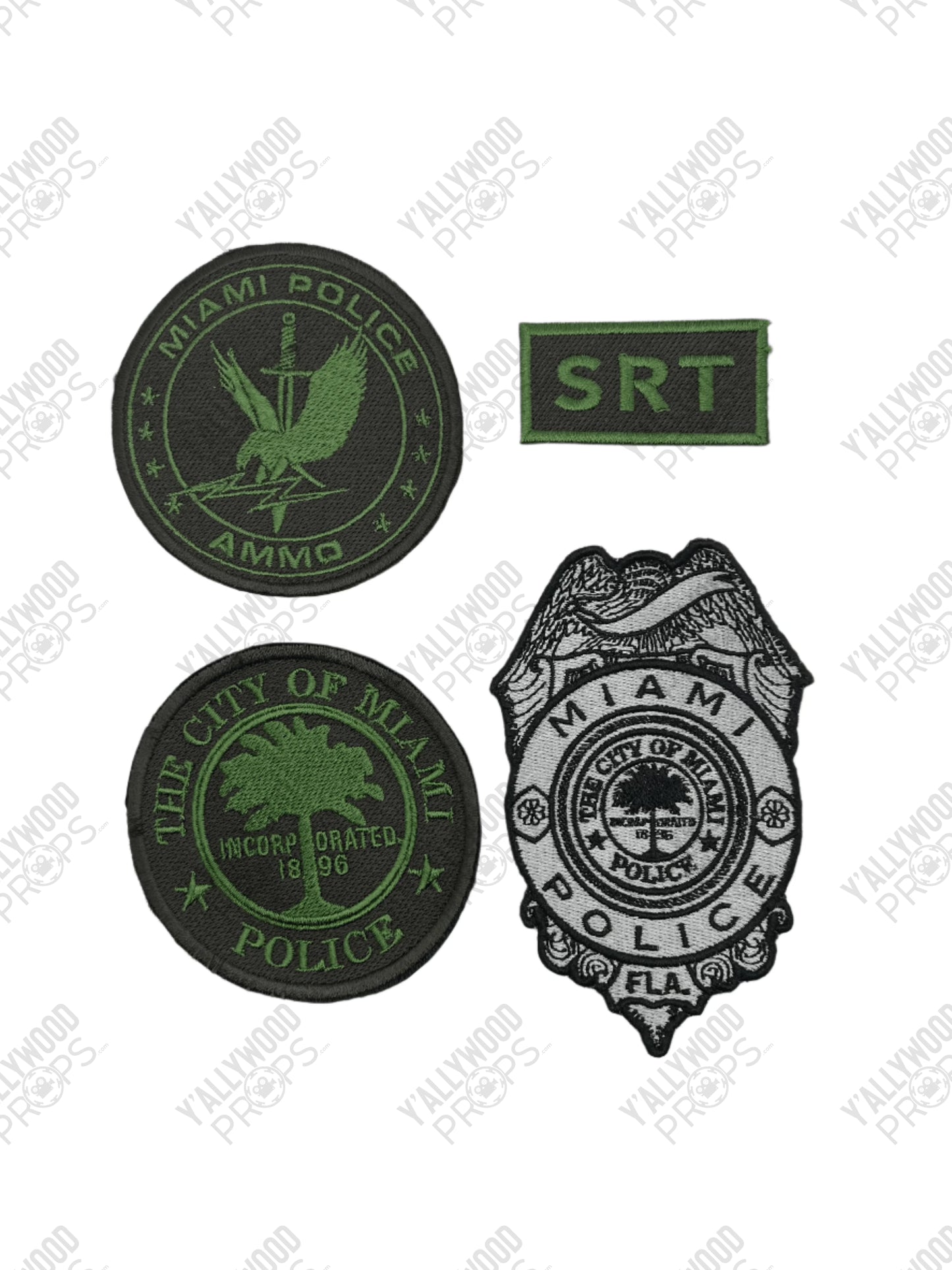 Ammo Miami Police Patches Bad Boys 4 Ride or Die Movie Prop Y'allywood Props