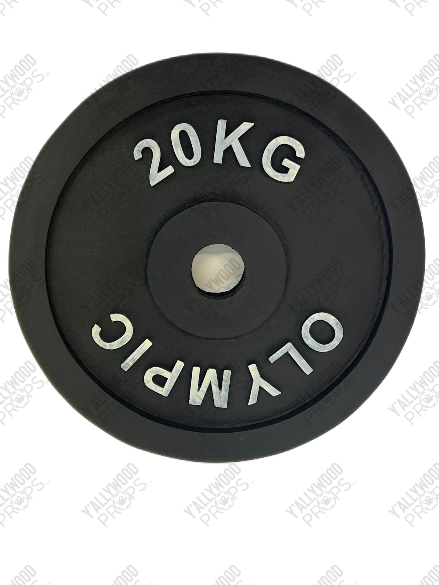 Armando's Prison Weight Plates Bad Boys 4 Ride or Die Movie Prop Y'allywood Props 20 KG Rubbery Foam Plate 15"