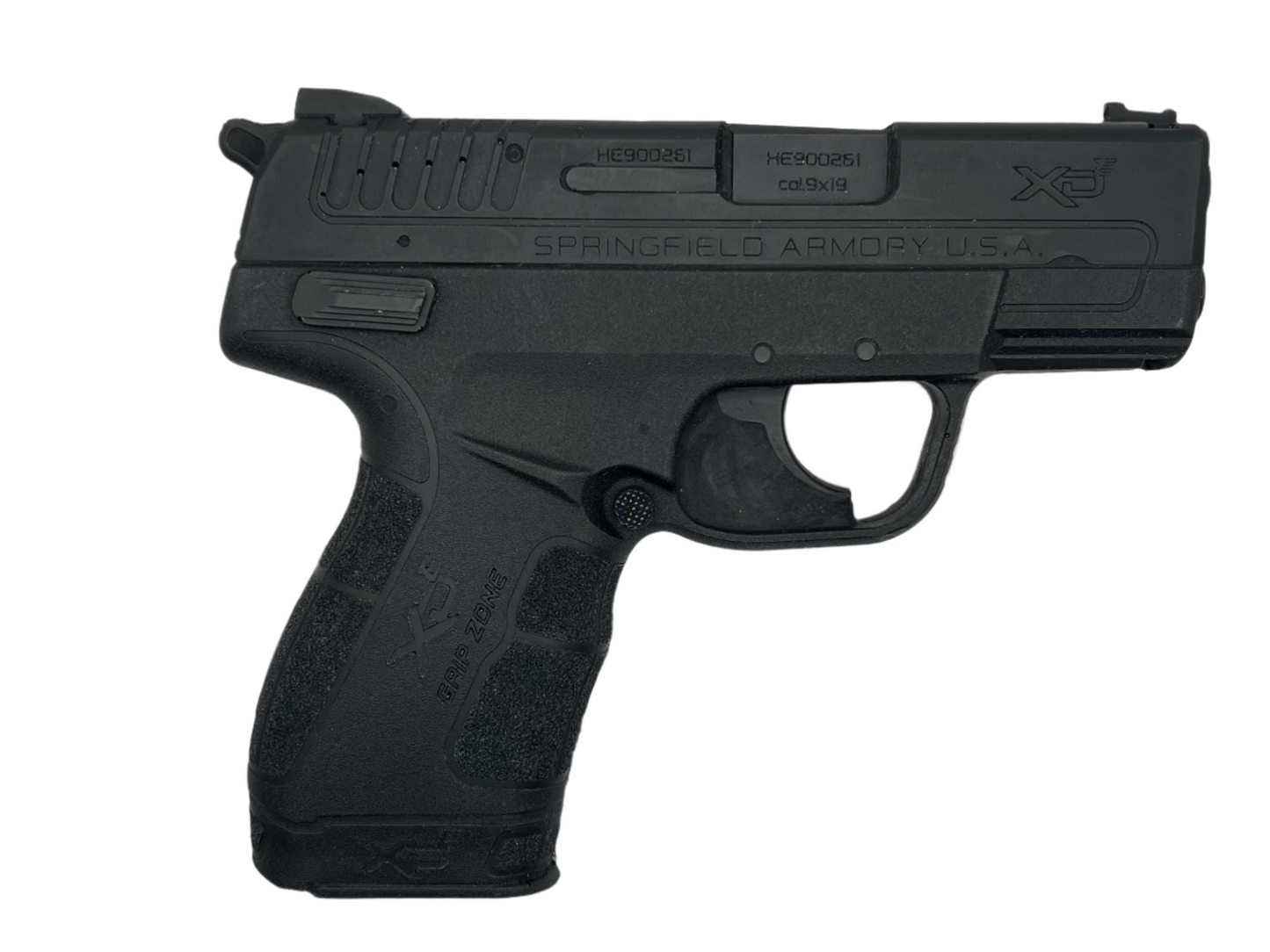 Production Used Prop Springfield XD-E 9mm Pistol Bad Boys 4 Ride or Die Movie Prop Y'allywood Props