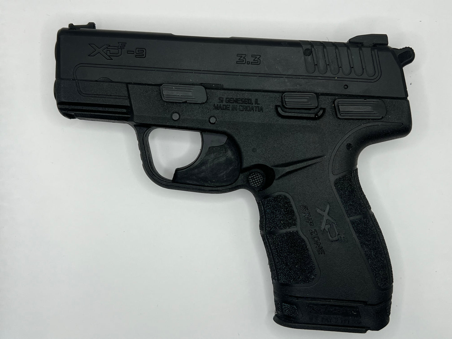 Production Used Prop Springfield XD-E 9mm Pistol Bad Boys 4 Ride or Die Movie Prop Y'allywood Props