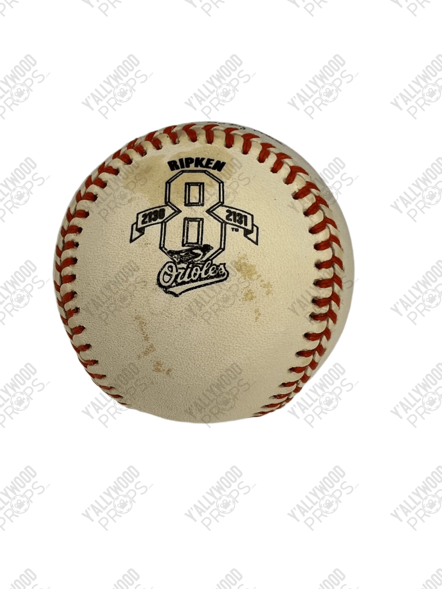 1995 Cal Ripken 2130/2131st Consecutive Game Baseball Memorabilia Y'allywood Props