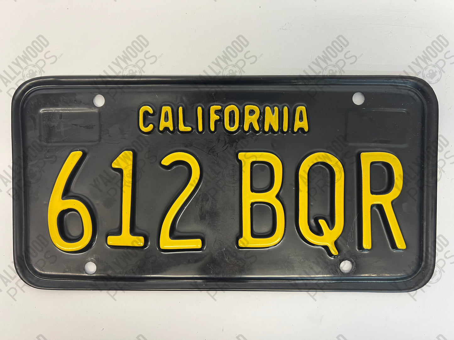 1965 License Plates Kreese Flashback S3E2 Cobra Kai Movie Prop Y'allywood Props 612 BQR Front On Screen
