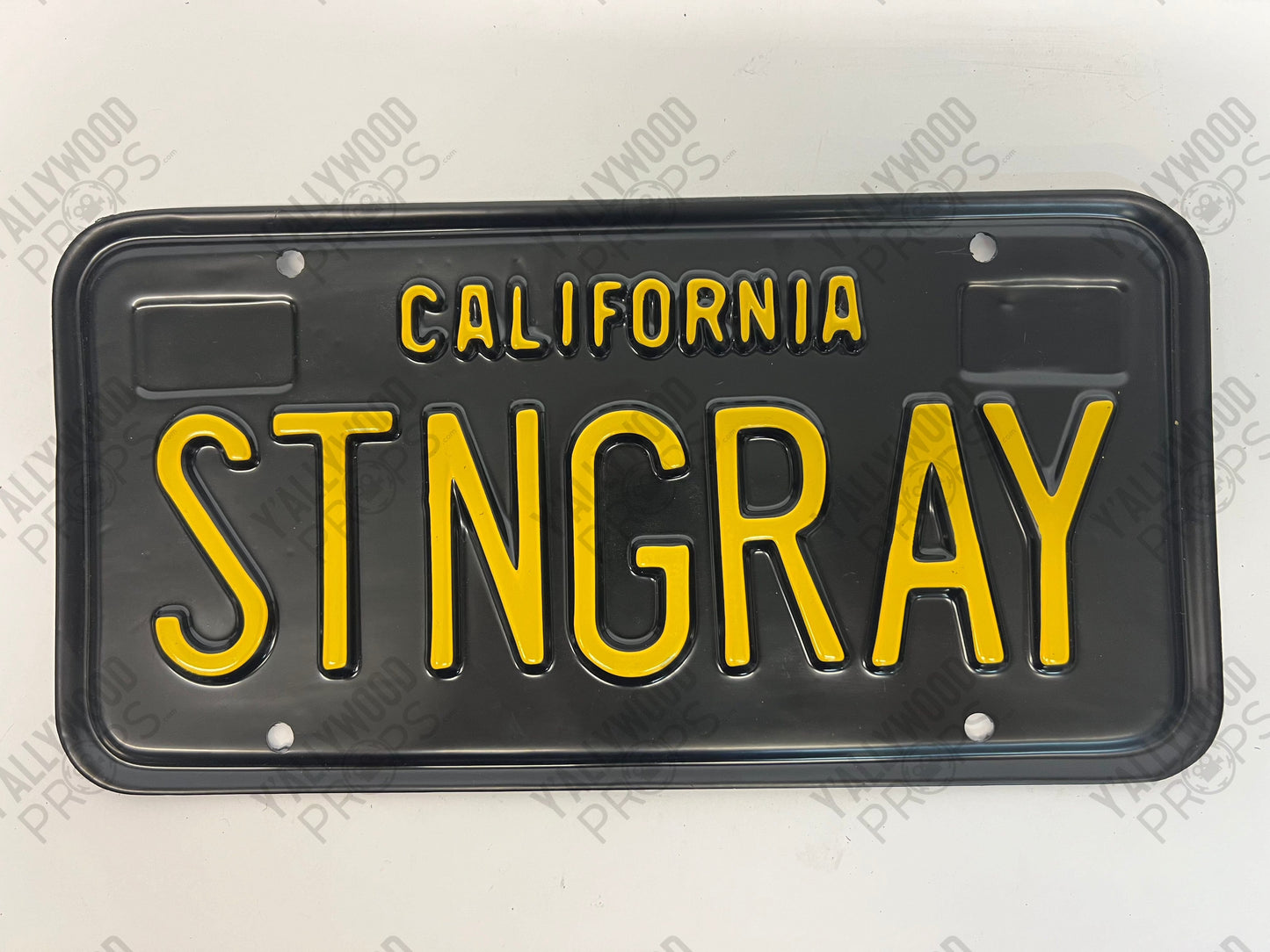 1965 License Plates Kreese Flashback S3E2 Cobra Kai Movie Prop Y'allywood Props STNGRAY Back