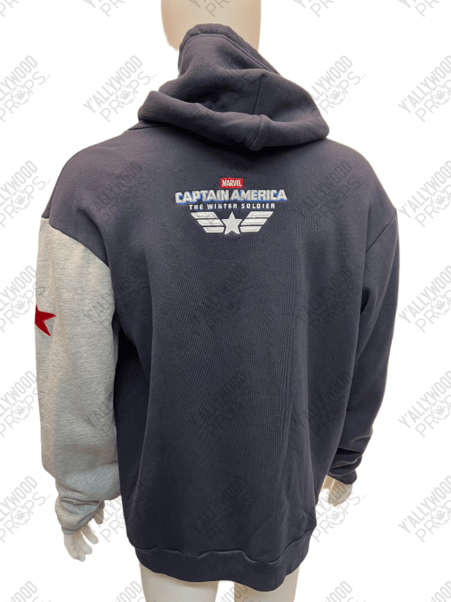 Captain America: The Winter Soldier Hoodie Sweatshirt Cast & Crew Gift 2XL Wardrobe Y'allywood Props