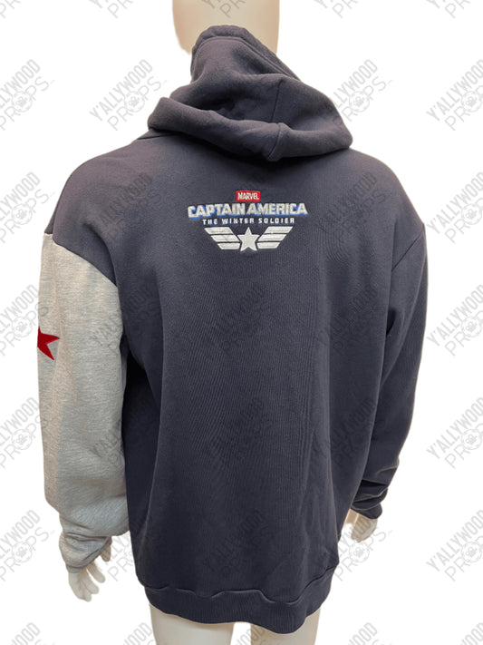 Captain America: The Winter Soldier Hoodie Sweatshirt Cast & Crew Gift 2XL Wardrobe Y'allywood Props