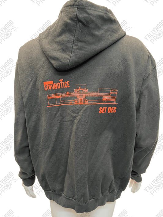 Red Notice (2021) Hoodie Sweatshirt Cast & Crew Gift 2XL Wardrobe Y'allywood Props