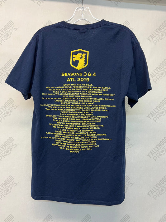 Dwight in Shining Armor (2018-2021) T-Shirt Cast & Crew Gift Wardrobe Y'allywood Props