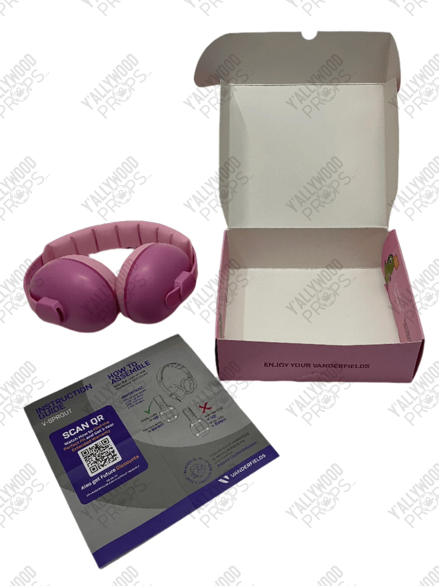 Baby Laura's Safety Earmuffs S6E14 Cobra Kai Movie Prop Y'allywood Props