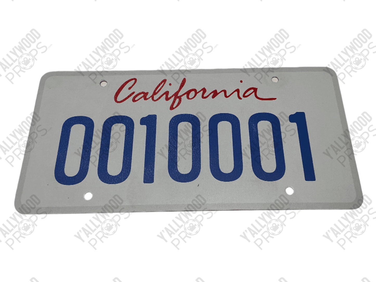Hawk's 0010001 License Plate S6E15 Cobra Kai Movie Prop Y'allywood Props