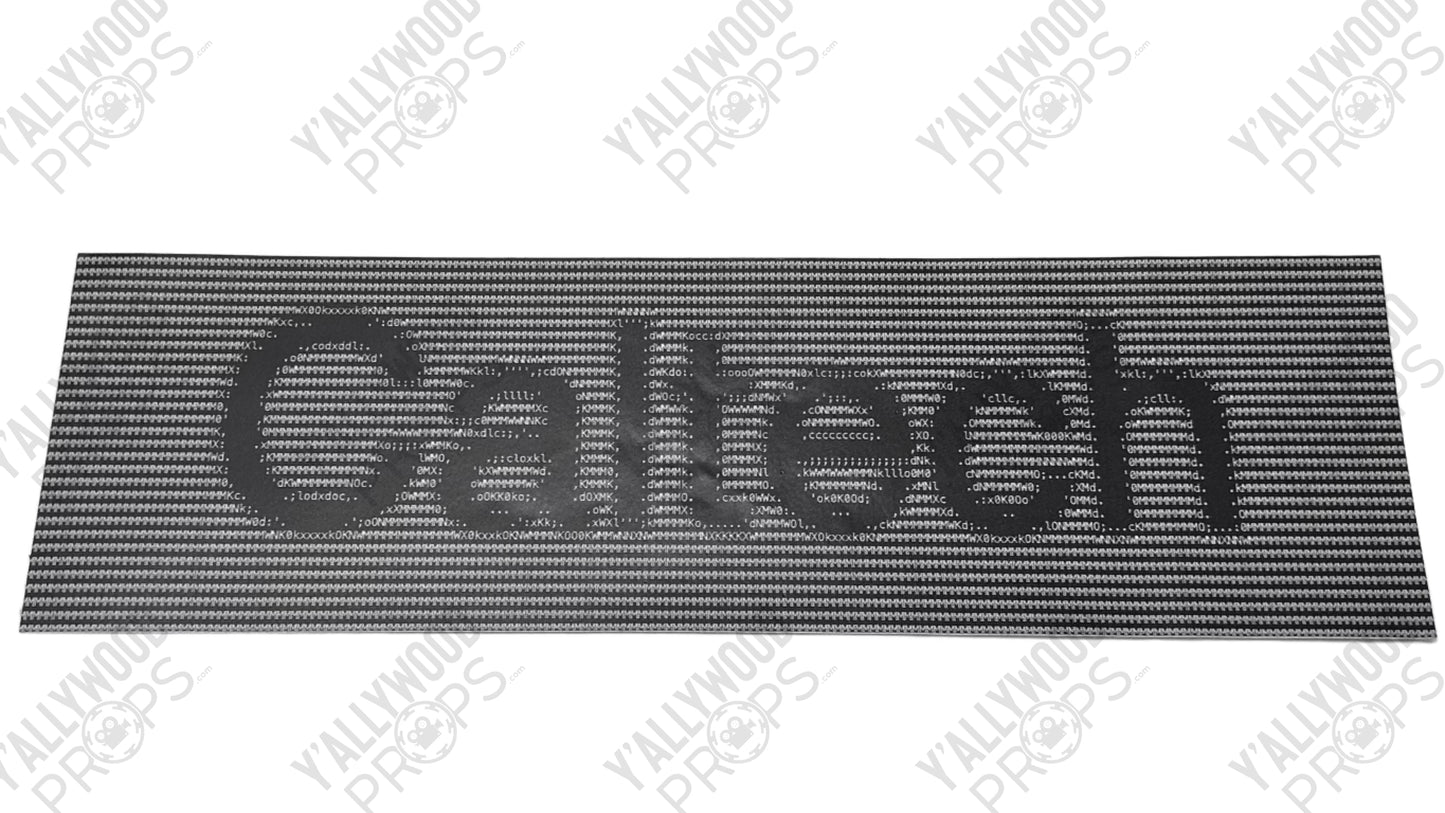 Hawk's CalTech Bumper Sticker S6E15 Cobra Kai Movie Prop Y'allywood Props Caltech 7