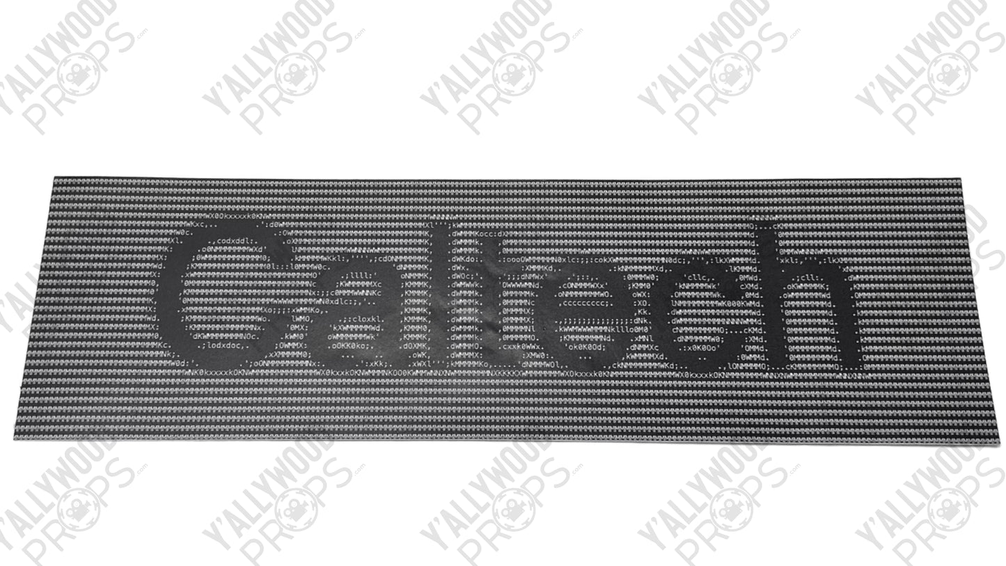 Hawk's CalTech Bumper Sticker S6E15 Cobra Kai Movie Prop Y'allywood Props Caltech 7