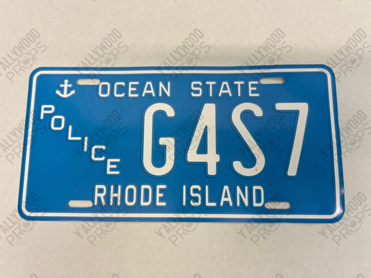Police Detective's License Plates Harold and the Purple Crayon Memorabilia Y'allywood Props Front Plate