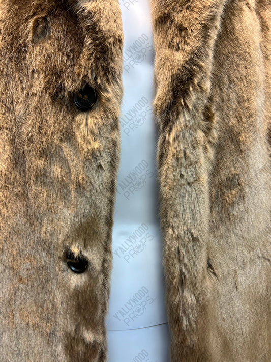 Jamie Foxx, Slick Charles Fur Coat & Shoes They Cloned Tyrone (2023) Wardrobe Y'allywood Props