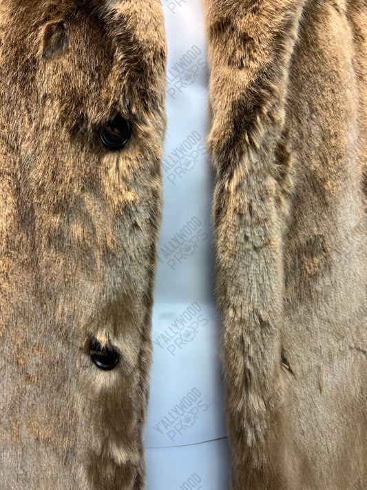 Jamie Foxx, Slick Charles Fur Coat & Shoes They Cloned Tyrone (2023) Wardrobe Y'allywood Props