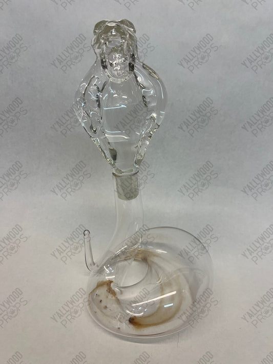 Silver's Glass Cobra Decanter S5E2 Cobra Kai Movie Prop Y'allywood Props