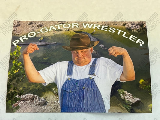 Gatorville Postcards Bad Boys 4 Ride or Die Movie Prop Y'allywood Props Pro-Gator Wrestler