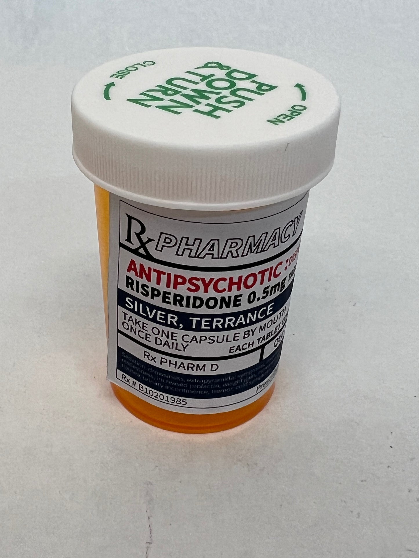 Terry Silver's Medication S4E3 Cobra Kai Movie Prop Y'allywood Props