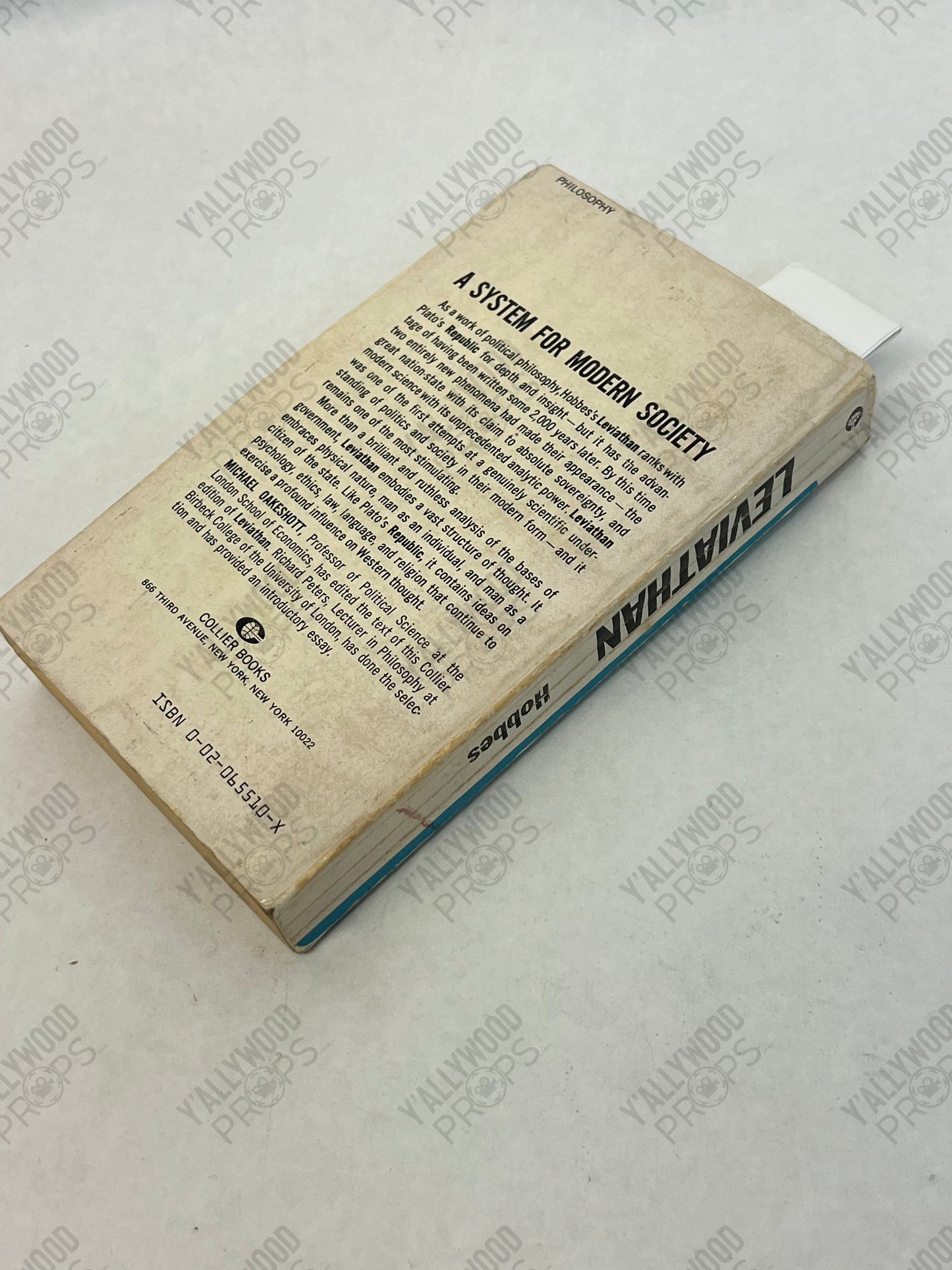 Terry Silver's Leviathan Book S4E7 Cobra Kai Movie Prop Y'allywood Props
