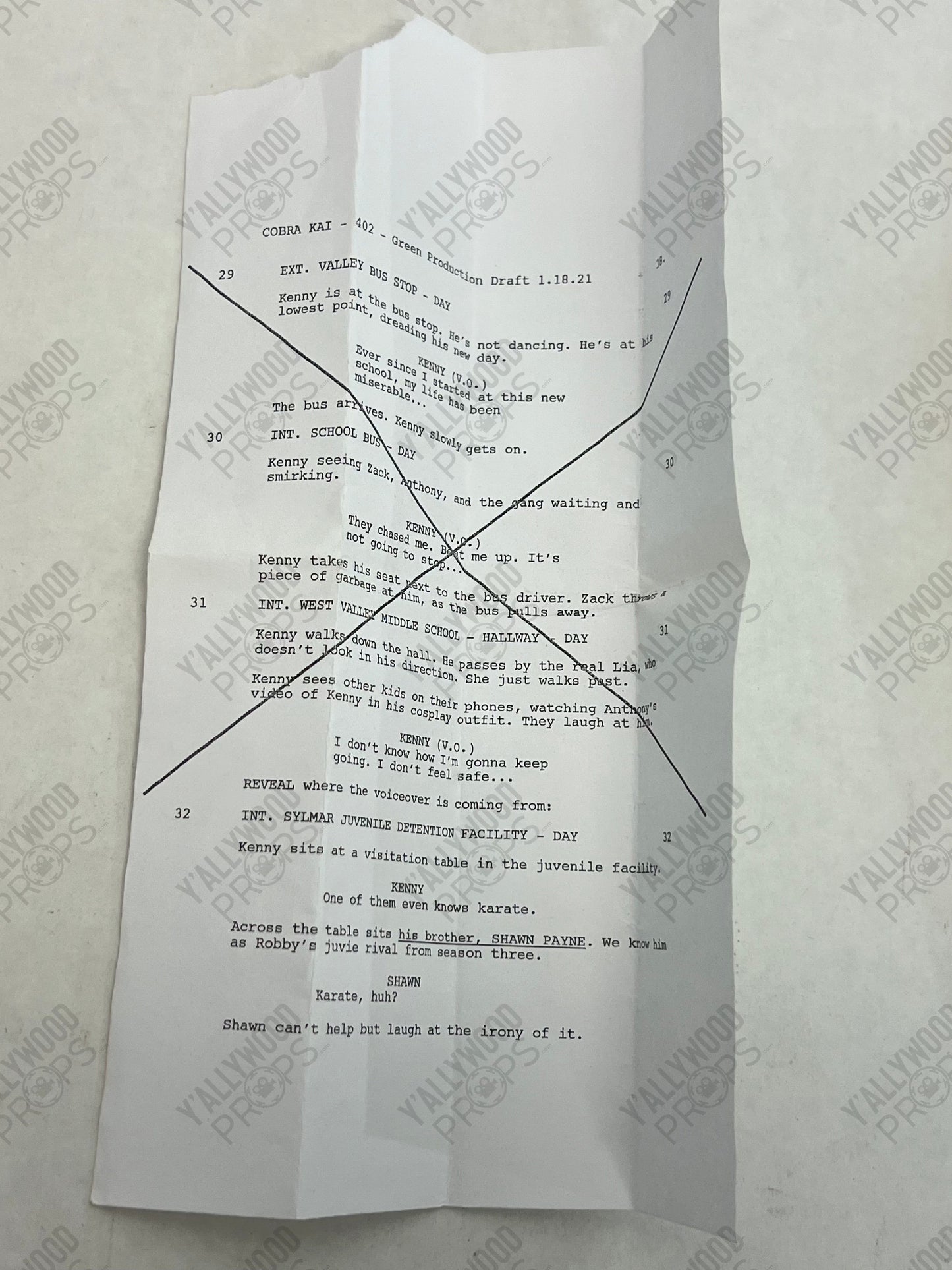 Terry Silver's Leviathan Book S4E7 Cobra Kai Movie Prop Y'allywood Props