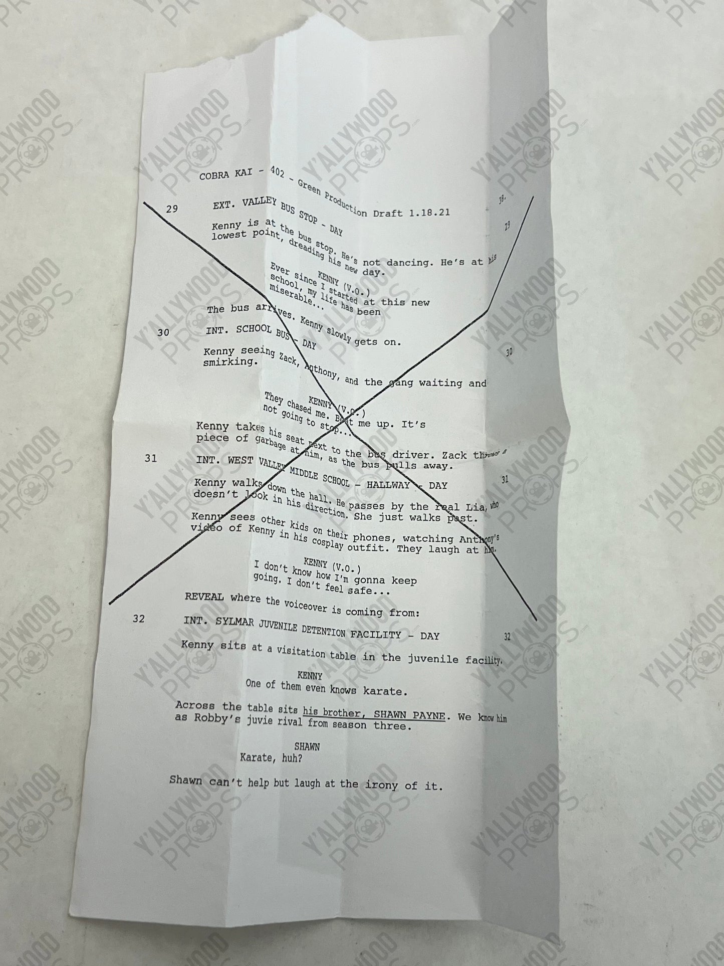 Terry Silver's Leviathan Book S4E7 Cobra Kai Movie Prop Y'allywood Props